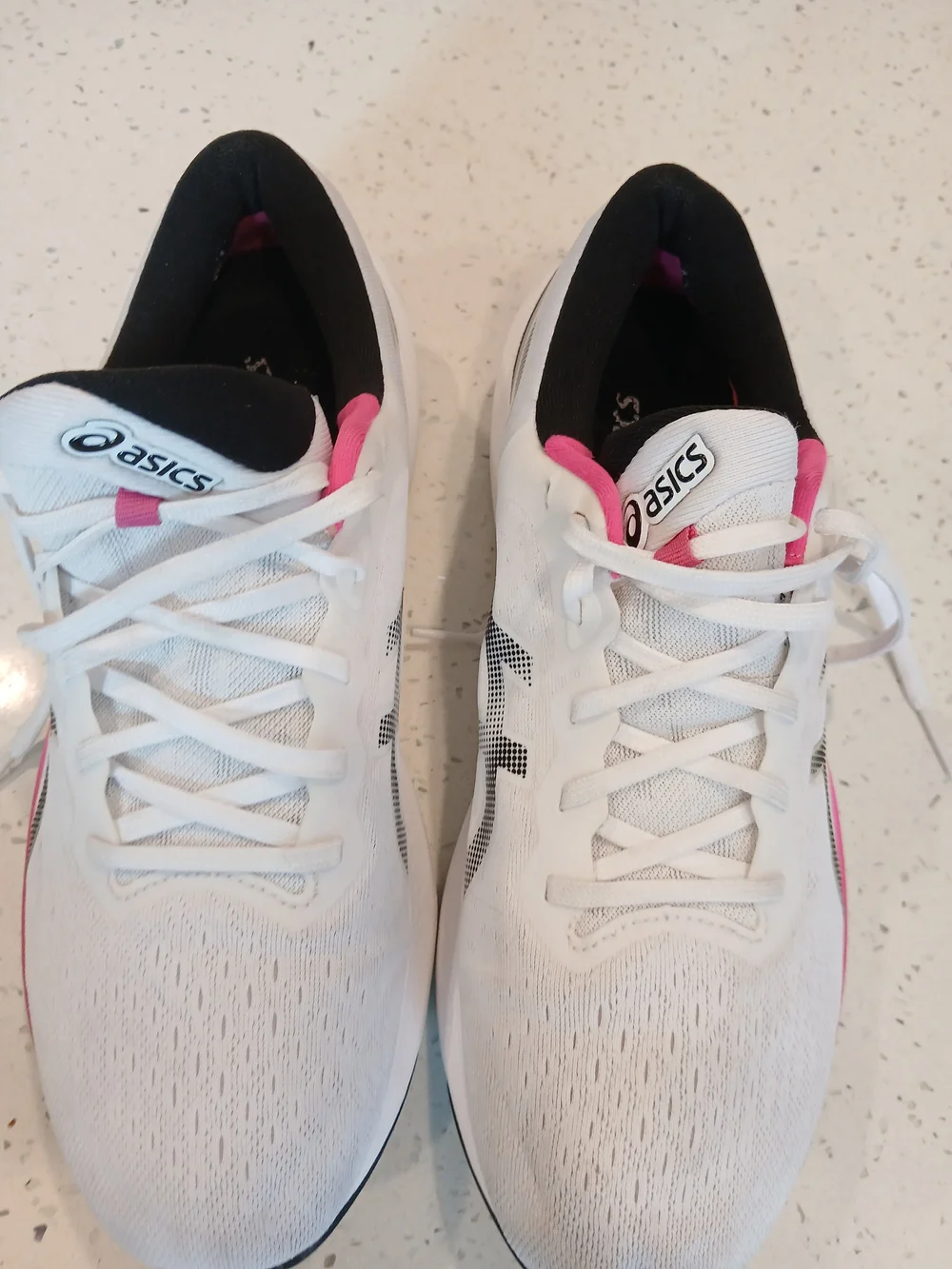 Asics Womens Size 9.5 Gel-Pulse 13 Running Shoes White Pink 1012B035 Mesh